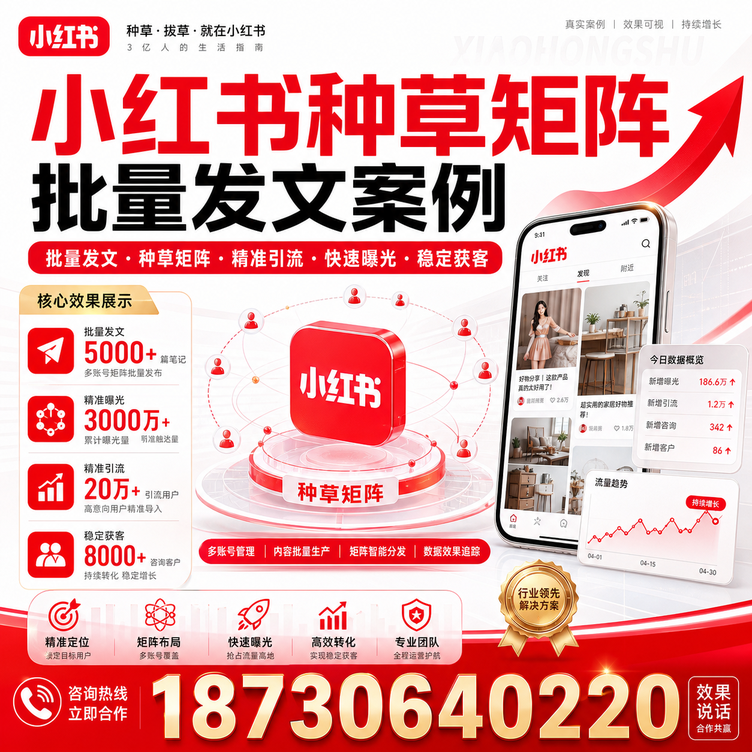苏州小红书种草矩阵批量发文案例